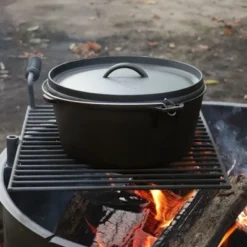 Sunnydaze Decor Sunnydaze Indoor/Outdoor Large Pre-Seasoned Cast Iron Dutch Oven Pot With Lid And Handle - 8 Qt - Black -Target KitchenAid GUEST 0a048dbf 3e34 4ff3 87a5 bdc597e8f053
