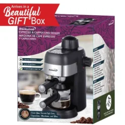 Brentwood GA-134BK 4-Cup Stainless Steel Espresso And Cappuccino Maker Machine In Black -Target KitchenAid GUEST 0a17b8be d470 43a8 97ff 607abf17d4e3