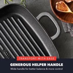 Bobby Flay 11" Cast Iron Square Grill With Dual Handles And Spouts -Target KitchenAid GUEST 0a1b0cc0 d16c 493f 9c37 9111401633cb