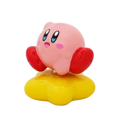 Kirby & Warp Star Sculpted Ceramic Salt & Pepper Shakers 4 Kirby & Warp Star Sculpted Ceramic Salt & Pepper Shakers - Image 2