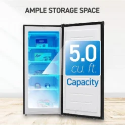 Commercial Cool Upright Freezer, Stand Up Freezer 5 Cu Ft With Reversible Door