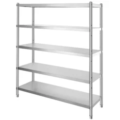 VEVOR Storage Shelf, 5-Tier Storage Shelving Unit, Stainless Steel Garage Shelf, 70.9 X 17.7 X 70.9 Inch Heavy Duty Storage Shelving, Silver 17 VEVOR Storage Shelf, 5-Tier Storage Shelving Unit, Stainless Steel Garage Shelf, 70.9 X 17.7 X 70.9 Inch Heavy Duty Storage Shelving, Silver -Target KitchenAid GUEST 0aad6adf 854e 46b2 8b2a d4a6db26f2a0