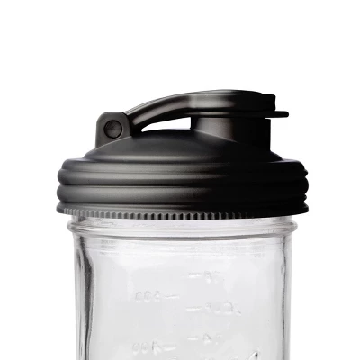 ReCAP Mason Jar Pour Lid With Foldout Carry Loop, Wide Mouth With Leak-Proof Seal, USA Made 7 ReCAP Mason Jar Pour Lid With Foldout Carry Loop, Wide Mouth With Leak-Proof Seal, USA Made - Image 5