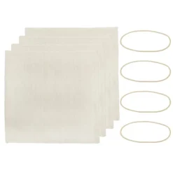 Cornucopia Brands Kombucha Jar Cloth Covers 4pk; Unbleached Muslin Cloth Covers W/ Rubber Bands, Custom Size For Kombucha Jars -Target KitchenAid GUEST 0afe0618 9e31 46cc b87d 25e600e0ce2c