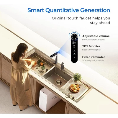 Waterdrop X12 Alkaline Mineral PH+ Reverse Osmosis System Includes 1 Extra F2 Filter 9 Waterdrop X12 Alkaline Mineral PH+ Reverse Osmosis System Includes 1 Extra F2 Filter - Image 7