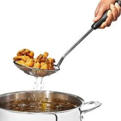 OXO Stainless Steel Scoop And Strain Skimmer Black: Dishwasher-Safe Skimmer Spoon, 14.6" Length, 5.4" Head Diameter -Target KitchenAid GUEST 0b631240 5678 4c84 87de 8d933f5bff5d