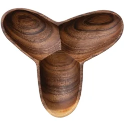 Storied Home Modern Acacia Wood Appetizer Bowl With 3 Compartments, Natural 13 Storied Home Modern Acacia Wood Appetizer Bowl With 3 Compartments, Natural -Target KitchenAid GUEST 0b88f044 5c11 416c a792 e2d444bcd437