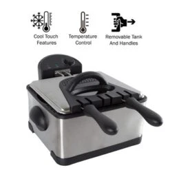 Hastings Home 4-Liter Capacity Tabletop Electric Deep Fryer With 3 Baskets - Stainless Steel 10 Hastings Home 4-Liter Capacity Tabletop Electric Deep Fryer With 3 Baskets - Stainless Steel -Target KitchenAid GUEST 0c1bd72b c411 4367 875b 85a7cd1f459b