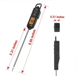 ThermoPro TP01HW Digital Instant Read Meat Thermometer Food Candy Cooking Kitchen Thermometer With Magnet And Backlight For Oil Deep Fry Smoker Grill BBQ Thermometer -Target KitchenAid GUEST 0c1e4632 8e3f 48b0 8b83 2a6204774e9a