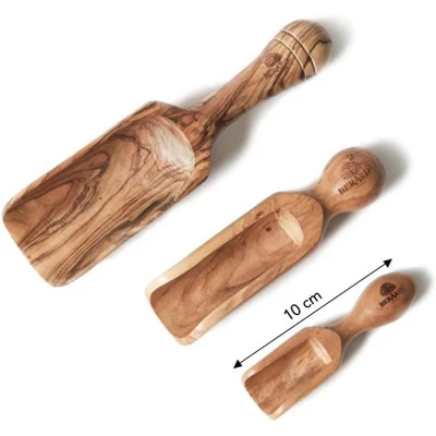 Berard Olive Wood Scoop, Beige, 32 X 22 X 22 Cm 5 Berard Olive Wood Scoop, Beige, 32 X 22 X 22 Cm - Image 3