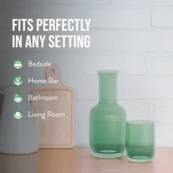 American Atelier Bedside 28 Oz Water Carafe With Tumbler/Lid - Green 15 American Atelier Bedside 28 Oz Water Carafe With Tumbler/Lid - Green -Target KitchenAid GUEST 0c985ff1 4b0b 424a a4fa 543869483b96