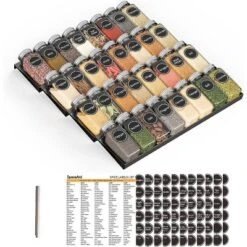 Spice Drawer Organizer With 32 Glass Spice Jars, 386 Labels, For Kitchen Drawers,Black 15 Spice Drawer Organizer With 32 Glass Spice Jars, 386 Labels, For Kitchen Drawers,Black -Target KitchenAid GUEST 0cc85d05 0cf1 48f8 b0b8 6660d7bc8c9a