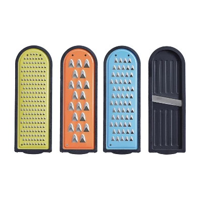 Gia'sKITCHEN™ 6-Piece Grater Set In Multicolored 3 Gia'sKITCHEN™ 6-Piece Grater Set In Multicolored