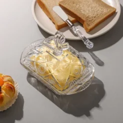 Slickblue Glass Butter Dish With Lid & Knife, Butterfly Handle, Stylish Design, Holds European Butter -Target KitchenAid GUEST 0d9efdce 59e9 4b81 a90a a7fb51597775