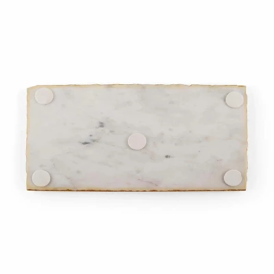 Inox Artisans Chateau Marble Gold Foil Serving Board 3 Inox Artisans Chateau Marble Gold Foil Serving Board