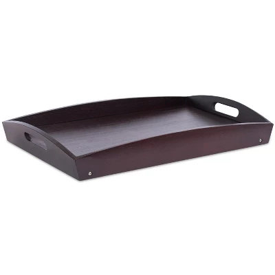 BirdRock Home Bamboo Breakfast Serving Tray - Walnut 7 BirdRock Home Bamboo Breakfast Serving Tray - Walnut - Image 5
