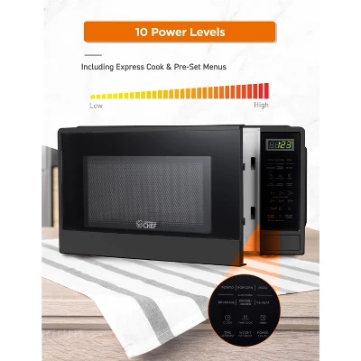 COMMERCIAL CHEF Countertop Microwave 1.1 Cu. Ft. With 10 Power Levels 6 COMMERCIAL CHEF Countertop Microwave 1.1 Cu. Ft. With 10 Power Levels - Image 4