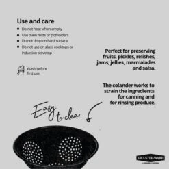 Granite Ware Colander - Speckled Black -Target KitchenAid GUEST 0e75fddf dfda 4d43 b063 41a14f10b594