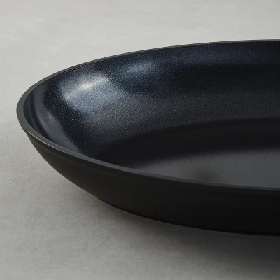 BergHOFF Helix Nonstick Ceramic 13.25" X 9.5" Fish Pan 2qt., Recycled Aluminum, Black 4 BergHOFF Helix Nonstick Ceramic 13.25" X 9.5" Fish Pan 2qt., Recycled Aluminum, Black - Image 2