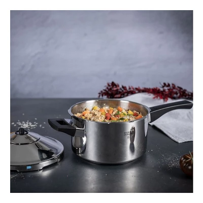 Kuhn Rikon Duromatic Stainless Steel Saucepan Pressure Cooker, 3.7 Qt 6 Kuhn Rikon Duromatic Stainless Steel Saucepan Pressure Cooker, 3.7 Qt - Image 4