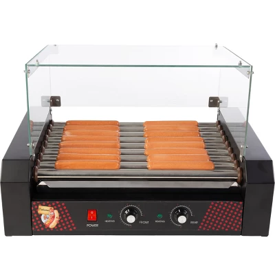Great Northern Popcorn Hot Dog Roller Machine With Cover & Drip Tray – 1170W Stainless-Steel Cooker With 9 Rollers – 24 Hotdog Capacity Electric Grill 10 Great Northern Popcorn Hot Dog Roller Machine With Cover & Drip Tray – 1170W Stainless-Steel Cooker With 9 Rollers – 24 Hotdog Capacity Electric Grill - Image 8