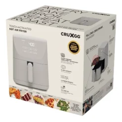 CruxGG 6qt Air Fryer Gray: 1500W Electric Fryer, Dishwasher-Safe Parts, 2-Year Warranty, 6-Quart Capacity -Target KitchenAid GUEST 0f3a1628 2ecf 4b0b 8438 c144cbbc09a7