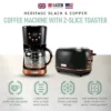 Haden Heritage 2 Slice Wide Slot Stainless Steel Toaster Bundled With 12 Cup Programmable Drip Coffee Maker Coffee Machine, Black & Copper 1 Haden Heritage 2 Slice Wide Slot Stainless Steel Toaster Bundled With 12 Cup Programmable Drip Coffee Maker Coffee Machine, Black & Copper -Target KitchenAid GUEST 0f612edc 9255 4cfe 87bd 14cf5bd10002