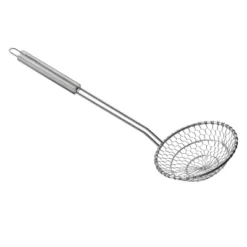 Cuisinart 5" Spider Strainer: Stainless Steel Hand Strainer, Dishwasher-Safe, 12.75" Handle, Silver Finish