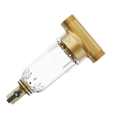 VEVOR Spin Down Filter, 40 Micron Whole House Sediment Filter For Well Water, 3/4" FNPT + 1" MNPT, 4 T/H High Flow Rate, Brass&Transparent 10 VEVOR Spin Down Filter, 40 Micron Whole House Sediment Filter For Well Water, 3/4" FNPT + 1" MNPT, 4 T/H High Flow Rate, Brass&Transparent - Image 8