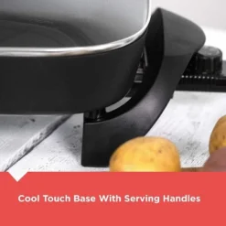 Black & Decker BLACK+DECKER Electric Skillet, Variable Temperature Control, Nonstick Cooking Surface, Dishwasher Safe, Tempered Glass Lid, 12"x15" -Target KitchenAid GUEST 0fdb2cec 7ed8 460b a328 c01146a4881a