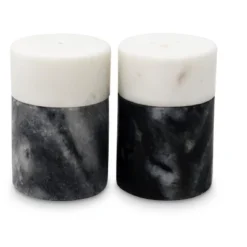 Classic Touch White And Black Marble Salt & Pepper Set -Target KitchenAid GUEST 10a5cd75 c889 4279 b910 f25a2ec895a3
