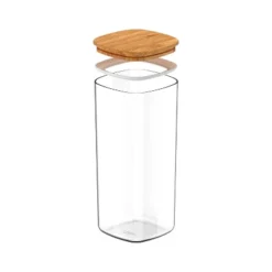 OU Airtight Food Storage Container 8.4cup, Clear Plastic Food Storage Container With Leak Proof Bamboo Lid, Stackable Kitchen Pantry Organizer -Target KitchenAid GUEST 110e5140 0b67 48b6 806c d9f8988c3a3e