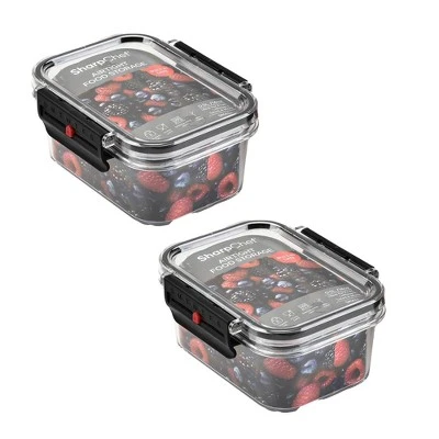 SharpChef Airtight Food Storage Container With Easy Locking Lids, Date Indicator, Leakproof,BPA-Free (0.45L) 3 SharpChef Airtight Food Storage Container With Easy Locking Lids, Date Indicator, Leakproof,BPA-Free (0.45L)