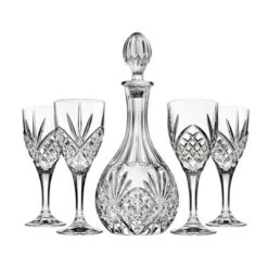Godinger Silver 5pc Dublin Crystal Wine Decanter Set: Hand Wash, Service For 4, Includes Decanter & Wine Glasses 11 Godinger Silver 5pc Dublin Crystal Wine Decanter Set: Hand Wash, Service For 4, Includes Decanter & Wine Glasses -Target KitchenAid GUEST 11d98c15 cbf4 470a afc0 e326dacd4e97