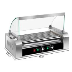 Costway 18 Hot Dog Hotdog 7 Roller Grill Cooker Machine W/ Cover 14 Costway 18 Hot Dog Hotdog 7 Roller Grill Cooker Machine W/ Cover -Target KitchenAid GUEST 126e67b8 fdc5 429b bb20 c7d0eee3d232