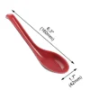 Unique Bargains Household Kitchen Plastic Tableware Soup Rice Spoons Red Black 5 Pcs 6.3" X 1.7" X 0.59" (L*W*D) -Target KitchenAid GUEST 127e64f5 4137 4bba 86c4 f2e301bffc2e