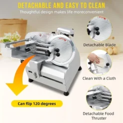 Commercial 10" Automatic Slicer Blade Electric Food Slicer Cutter 240+430W Motor -Target KitchenAid GUEST 12cd7587 ef4b 427d 8352 e3c53b0d9ef6
