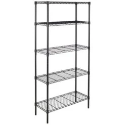 KTMBDW 5-Tier Metal Storage Rack, Shelving Unit With Frames, Dense Mesh For Entryway, Kitchen, Living Room, Bathroom, Industrial Style -Target KitchenAid GUEST 131fe741 1bf8 47f2 9087 7a3e9efded49