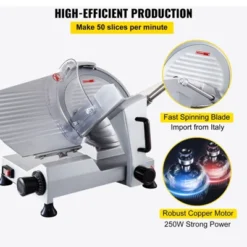 VEVOR Commercial Meat Slicer, 320W Electric Deli Food Slicer, 12 Inch Carbon Steel Blade Electric Food Slicer, 350-400RPM Meat Slicer, 0-0.6 Inch -Target KitchenAid GUEST 13b062f0 3ad5 48ee a307 24b084a97cf7