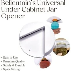 Bellemain Under Cabinet Jar Opener (2-Pack) Easy-Install Lid Gripper For Jars & Bottles, Perfect For Seniors -Target KitchenAid GUEST 143c5556 65fa 4113 8190 ff6eb7e15c2b