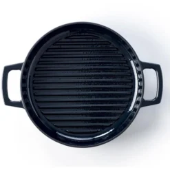 Alva Nori Enameled Cast Iron Griddle Pan 11" Non Toxic Grooved Ridges Seasoned Round Grill Pan Compatible W/ All Stovetops Oven Safe & Induction Safe -Target KitchenAid GUEST 1458b232 aca6 453b 8330 77282977b30a