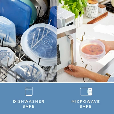 Stasher Premium Silicone Reusable Food Storage Lids Starter Kit - Clear - 4pk 7 Stasher Premium Silicone Reusable Food Storage Lids Starter Kit - Clear - 4pk - Image 5