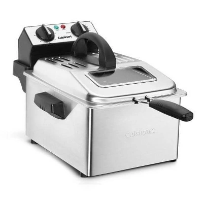 Cuisinart 4qt Deep Fryer - Stainless Steel - CDF-200P1: Electric Oil Fryer, 1800W, Silver, Includes Fry Basket 6 Cuisinart 4qt Deep Fryer - Stainless Steel - CDF-200P1: Electric Oil Fryer, 1800W, Silver, Includes Fry Basket - Image 4