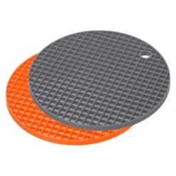 Unique Bargains Silicone Heat Resistant Non-Slip Flexible Trivet Mats Orange, Deep Gray 2 Pcs 7 Unique Bargains Silicone Heat Resistant Non-Slip Flexible Trivet Mats Orange, Deep Gray 2 Pcs -Target KitchenAid GUEST 150a24f4 a220 43c0 81f0 d8073a7fee0b