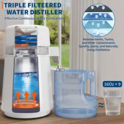 Distilled Water Machine 1 Gallon 4L Home Desktop Water Distiller Purifier Water Purification Filter Electric Water Distiller Countertop 15 Distilled Water Machine 1 Gallon 4L Home Desktop Water Distiller Purifier Water Purification Filter Electric Water Distiller Countertop -Target KitchenAid GUEST 154aa56c 898e 41a7 b1de 8259c429b9ec