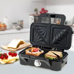Costway 3 In 1 Waffle Iron Panini Press Grill And Sandwich Maker Set With Removable Non-Stick Plates & Portable Cool Touch Handle 15 Costway 3 In 1 Waffle Iron Panini Press Grill And Sandwich Maker Set With Removable Non-Stick Plates & Portable Cool Touch Handle -Target KitchenAid GUEST 1598df44 d387 41e9 ab40 1dbf80e44c45