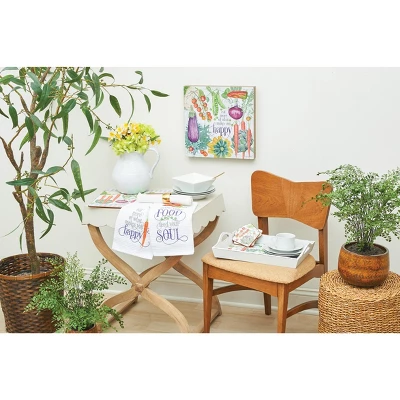 C&F Home Vegetable Garden Ceramic Spoon Rest With Peppers Tomatoes Peas 3 C&F Home Vegetable Garden Ceramic Spoon Rest With Peppers Tomatoes Peas