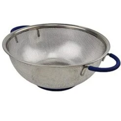 SAMMART Perforated Stainless Steel Sheet Colander With Handle - Strainer For Pasta, Noodle And Fruits -Target KitchenAid GUEST 167f62b6 af8c 4e97 8267 b04076535bc3