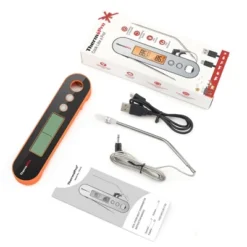 ThermoPro TP610W Waterproof Dual Probe Meat Thermometer With Alarm Programmable And Rechargeable Instant Read Food Thermometer W/ Rotating LCD Screen -Target KitchenAid GUEST 16869c82 bbf6 4e45 958d 94a674716abb