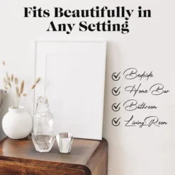 Fifth Avenue Crystal Geometric Bedside Night Water Carafe And Tumbler Lid, 2-Piece -Target KitchenAid GUEST 16b6ff8d 8dbf 4b28 92f7 b3054b40318f